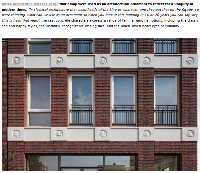 تزئین نمای ساختمانی در هلند با اموجی‌های موبایل !