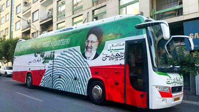 اتوبوس مخصوص کاندیدایی که ستاد ندارد