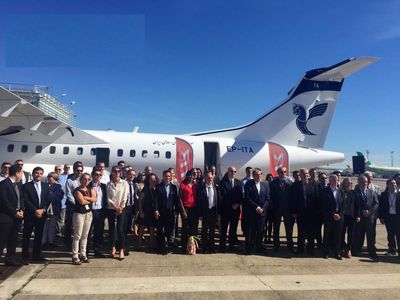 مراسم تحویل ۴ فروند هواپیمای ATR72 در تولوز فرانسه +عکس