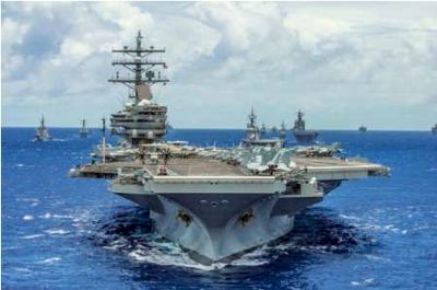 آمریکا بزرگترین ناو خود را عازم کره شمالی کرد