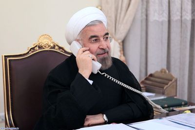 تماس تلفنی روحانی با رییس جمهور فرانسه