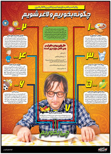 چگونه بخوریم و لاغر شویم +اینفوگرافیک