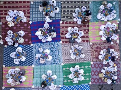 نمایی متفاوت و زیبا از مراسم افطار عمانی‌ها +عکس