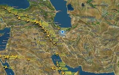پروازهای قطری از امروز به آسمان ایران منتقل شد