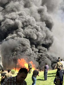 ۲ کشته در انفجار تانکر سوخت در تبریز +عکس