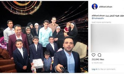 پست اینستاگرامی احسان علیخانی برای برنامه شب‌گذشته ماه عسل+ عکس