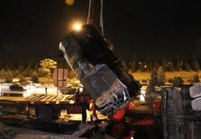 جزئیات حادثه واژگونی تانکر حامل اسید در اصفهان