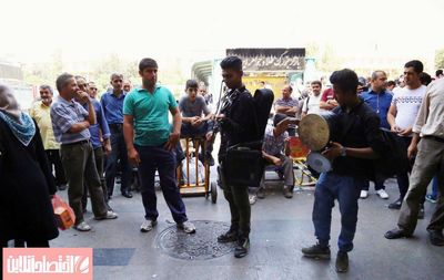 حال‌و‌هوای قلب مرکز تجارت تهران با گروه موسیقی +عکس