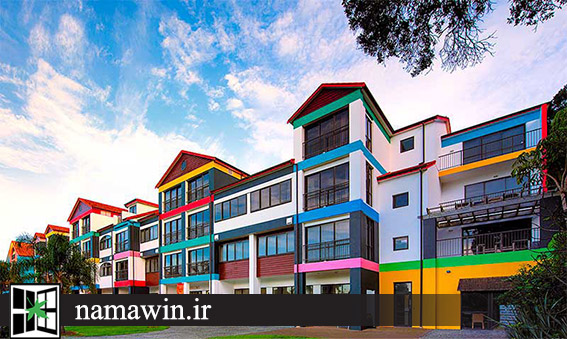 تأثیر رنگ در نمای ساختمان