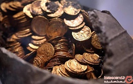 کشف صدها سکه طلا هنگام گودبرداری در شمال ایتالیا