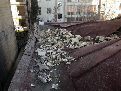 ریزش سقف یک مدرسه در تهران + عکس
