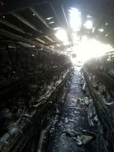 ۲۵هزار مرغ تخم‌گذار در آتش سوختند +عکس