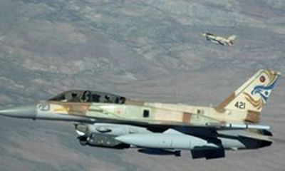یک اف_۱۵ اسرائیلی هدف قرار گرفته و مجبور به فرود اضطراری شد