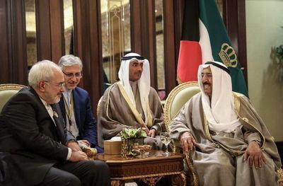 ظریف از امیر کویت تقدیر کرد