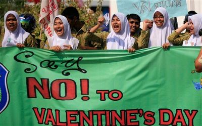 ۸ کشوری که جشن ولنتاین در آن‌ها ممنوع است