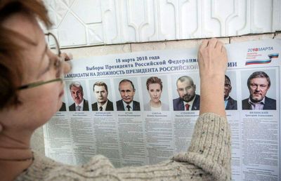 انتخابات ریاست جمهوری روسیه در مسکو آغاز شد