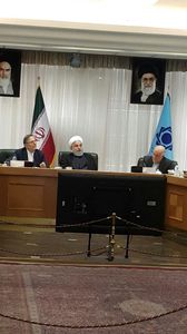 آغاز پنجاه و هفتمین مجمع بانک مرکزی با حضور روحانی