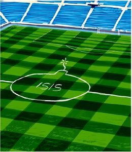 برنامه داعش برای جام جهانی لو رفت! (کاریکاتور)