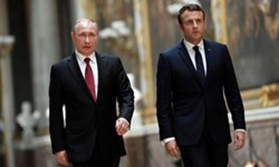 رایزنی روسای جمهور فرانسه و روسیه درباره سوریه