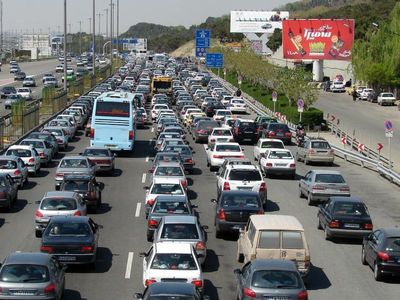 ترافیک سنگین در آزادراه «تهران - کرج»