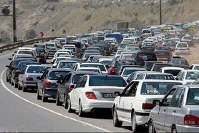 ترافیک سنگین در محورهای هراز و فیروزکوه