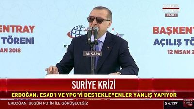 تماس‌ تلفنی اردوغان با پوتین و ماکرون درباره حمله به سوریه