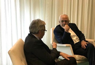ظریف با وزیر خارجه بلژیک دیدار کرد