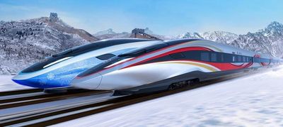 حضور قطارهای پرسرعت چینی در المپیک زمستانی+عکس