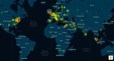 تلگرام در چه کشورهایی قطع شده است؟ +نقشه