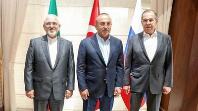 دیدار وزیران خارجه ایران، ترکیه و روسیه درباره سوریه