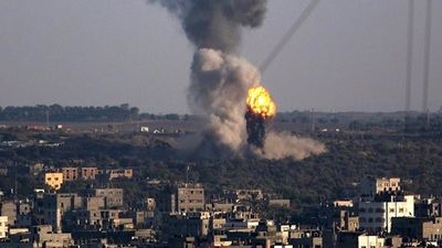 حمله موشکی رژیم صهیونیستی به نوار غزه