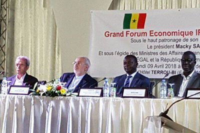گشایش مجمع اقتصادی ایران و سنگال در داکار با حضور ظریف
