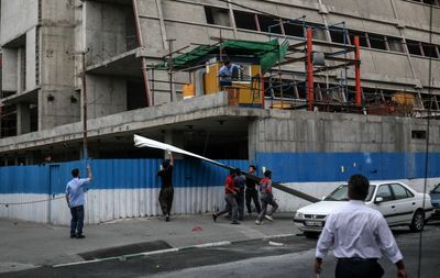 طوفان تهران یک فوتی و ۷۶ مصدوم بر جای گذاشت