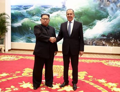 وزیر خارجه روسیه با رهبر کره شمالی دیدار کرد