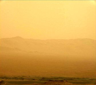 طوفان سرخ مریخ +عکس