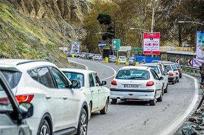 ترافیک نیمه‌سنگین در محور کرج-تهران