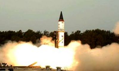 آزمایش موشک بالستیک قاره‌پیما با حمل کلاهک توسط هند