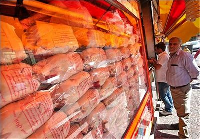 قیمت مرغ در خرده‌فروشی‌ها ۷۷۰۰تومان