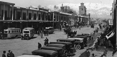 عکسی قدیمی از خیابان‌های طهران قدیم