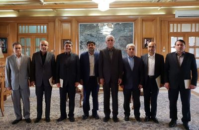 دیدار مدیر عامل بانک تجارت با شهردار تهران