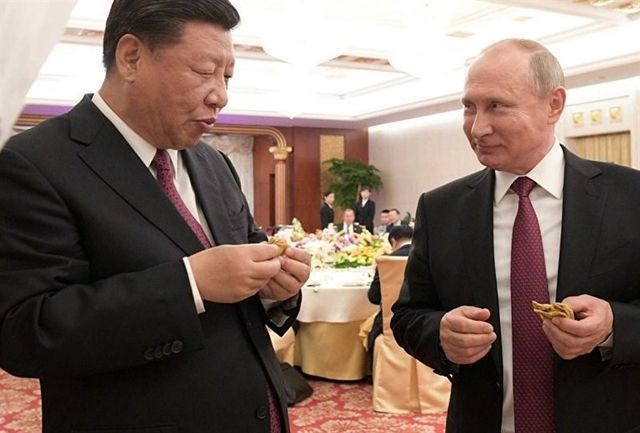 آشپزی پوتین و رئیس جمهور چین/ ببینید