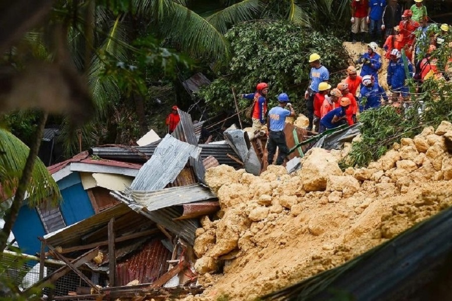 رانش زمین در فیلیپین 12کشته و دهها مفقود برجای گذاشت