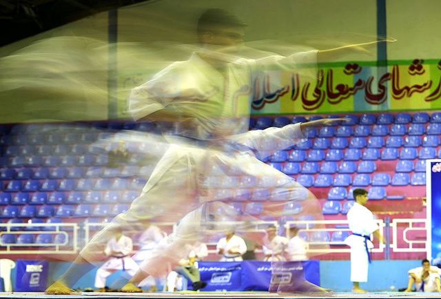 مرحله چهارم اردوی تیم ملی کاراته نونهالان در کرمان