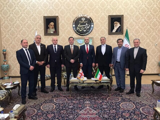 سفر گروه دوستی پارلمانی گرجستان و ایران به تهران