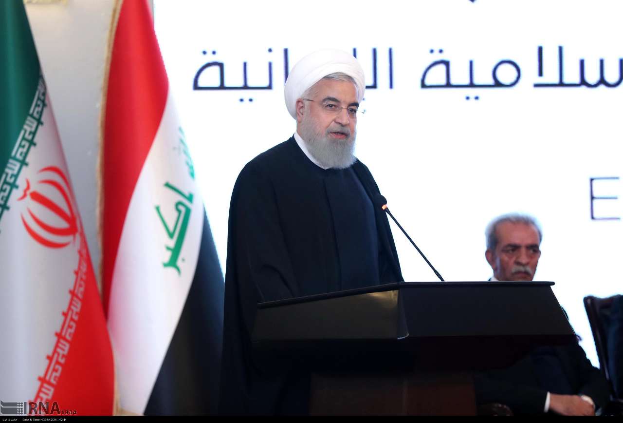 سخنان روحانی در همایش مشترک تجاری ایران و عراق