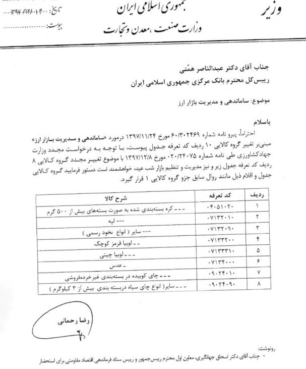 ۸ کالای دیگر مشمول دریافت ارز ۴۲۰۰ تومانی شد