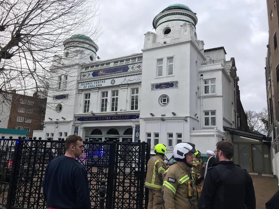 انفجار در تاسیسات مرکز اسلامی انگلیس