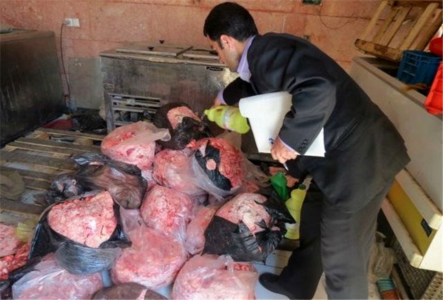 کشف 130 کیلوگرم گوشت فاسد در کرمانشاه