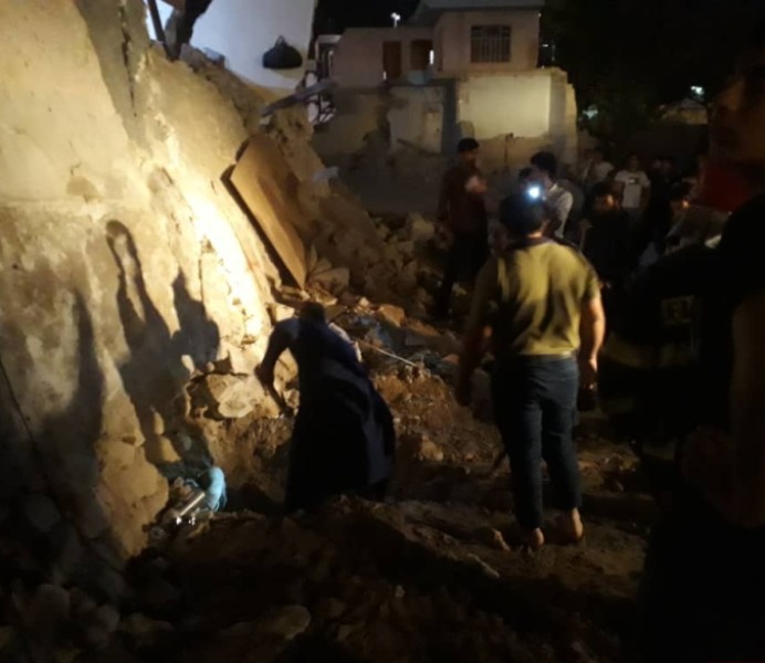کارگر افغان در کنگان بوشهر زیرآوار جان باخت