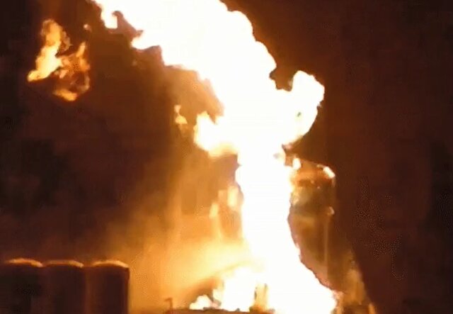 انفجار و آتش سوزی در آزمایش ناموفق فضاپیمای "استارهاپر"